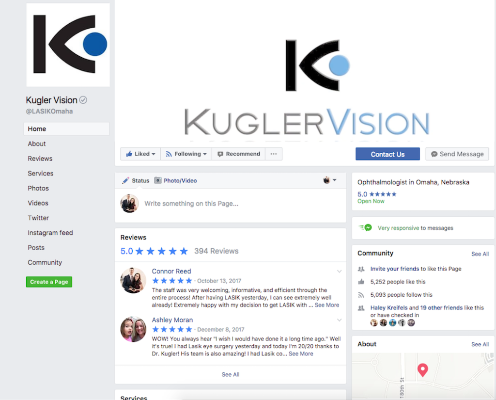 kugler vision facebook page