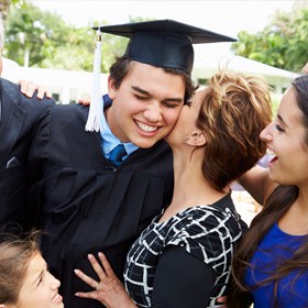 young male's graduation