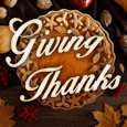 giving thanks by pumpkin pie