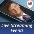 periscope logo and text saying live streaming event