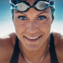 woman swimming after lasik