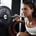 woman weight lifting