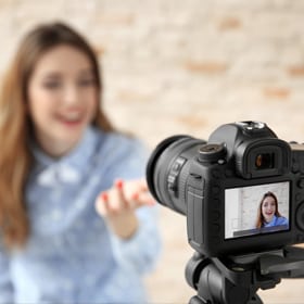young woman giving lasik reviews