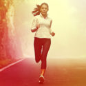 woman running with lasik