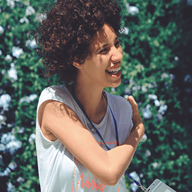 Girl outside