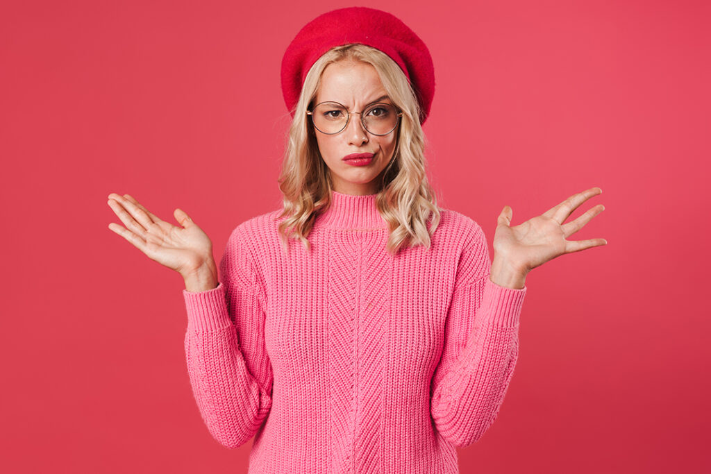person deciding between LASIK and SMILE eye surgery