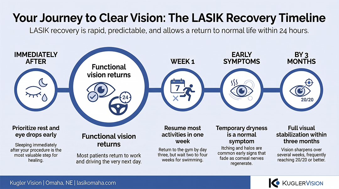 what happens during LASIK recovery
